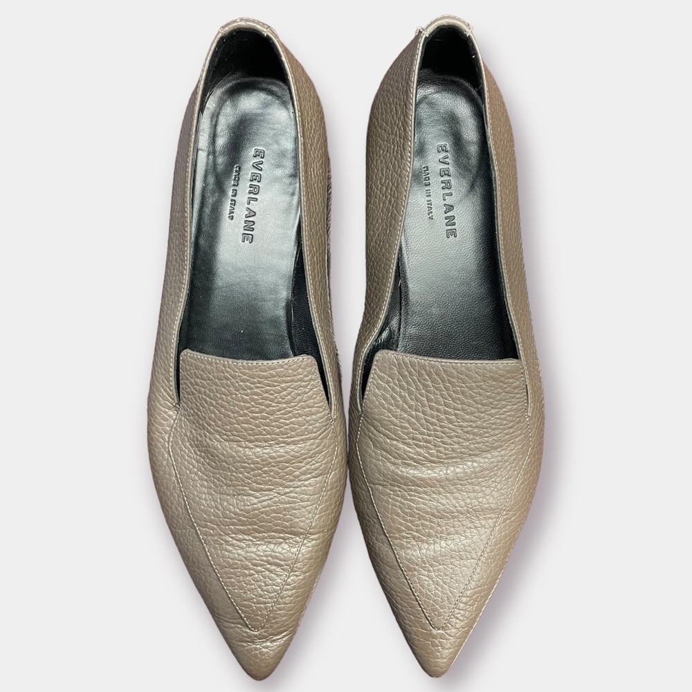Everlane The Boss Loafer Dark Taupe Size 10.5 - Picture 4 of 9